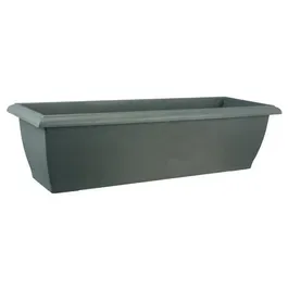 Riviera Jardinière Grande Evolution 69x20 cm 18L Plastique Résistant Gel et UV Gris - Référence RIVIERA