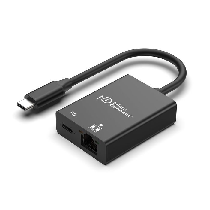 MicroConnect Adaptateur réseau USB-C vers RJ45 avec alimentation USB-C MicroConnect Adaptateur réseau USB-C vers RJ45 avec alimentation USB-C