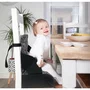 Nuby Siège réhausseur Panda, Pliable, Noir et Blanc