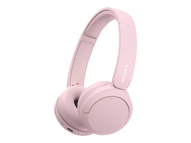 Sony WH-CH520 Casque Bluetooth Sans Fil Rose – Léger, Confortable, Autonomie Longue Durée, Charge USB-C, Mic Intégré