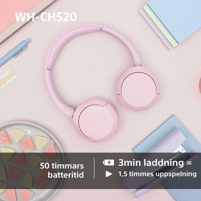 Sony WH-CH520 Rose