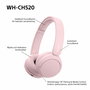 Casque audio Sony WHCH520P.CE7 Rose