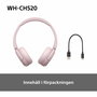 Casque audio Sony WHCH520P.CE7 Rose