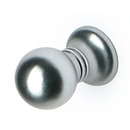HERRAJES ALK Pomo Napoles en zamak chrome mat