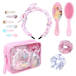 CERDÀ Sac de voyage et accessoires pour cheveux Disney Princesses - Nécessaire de beauté 22.5 x 16.5 x 6 cm