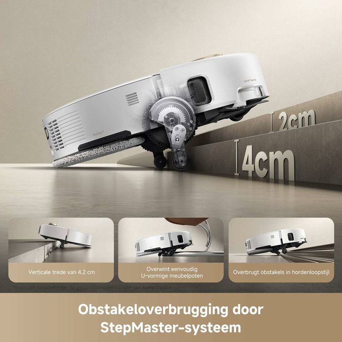 Mova V50 Ultra Complete - Aspirateur Robot Laveur Blanc