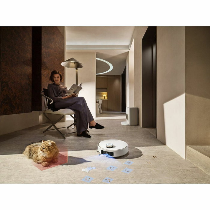 Mova V50 Ultra Complete - Aspirateur Robot Laveur Blanc