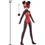 Bandai Poupée articulée Shadybug 26 cm Miraculous World Paris - Vêtements amovibles et cheveux coiffables pour enfant 4-10 ans