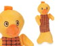 MASCOW Peluche Mascota Canard avec Son 11 x 30 x 16 cm Tissu (Set de 12)