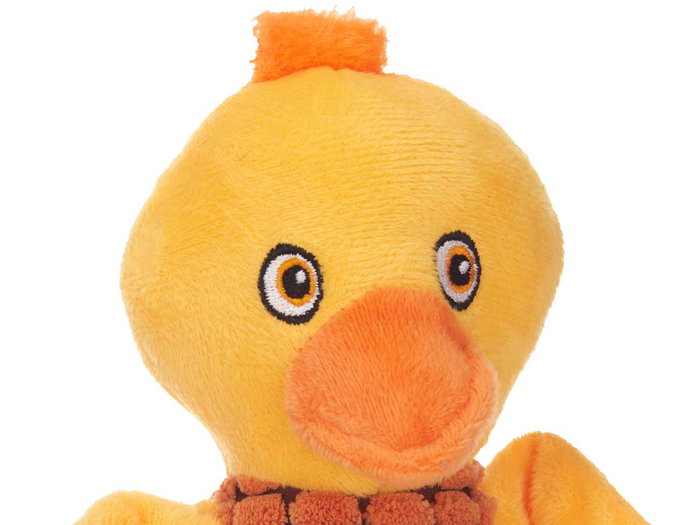 MASCOW Peluche Mascota Canard avec Son 11 x 30 x 16 cm Tissu (Set de 12)