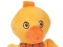 MASCOW Peluche Mascota Canard avec Son 11 x 30 x 16 cm Tissu (Set de 12)