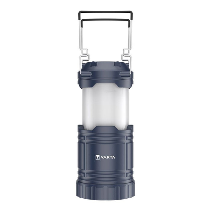 Varta Lampe LED Camping L10, IP54, 150 lm, 5000K/7000K, Pliable avec Aimant, 3 piles AA Varta Lampe LED Camping L10, IP54, 150 lm, 5000K/7000K, Pliable avec Aimant, 3 piles AA