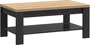 Table basse rectangulaire BOHOL Noir & Chêne