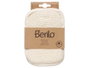 BERILO Manopla Fina Normal Tejido Natural Blanco-Beige