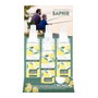 Laboratorios Saphir Présentoir de 12 sprays répulsifs insectes et moustiques citronnelle 200 ml