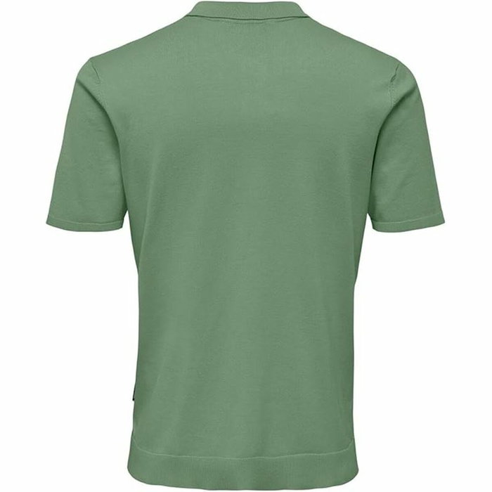 Polo à manches courtes homme Only & Sons Onswyler Life Reg 14 Ss Knit Vert 7,5 ml