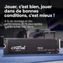 Crucial P310 CT4000P310SSD8 - SSD interne 4 To PCIe Gen4 NVMe M.2 - Vitesse de lecture jusqu'a 7100 Mo/s - Compatible PS5
