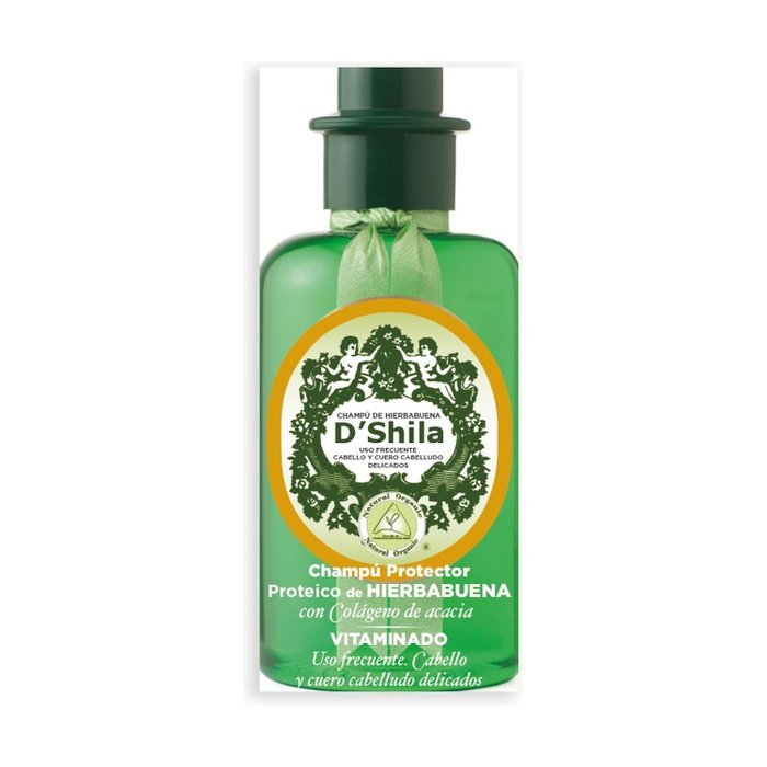 D'Shila Shampooing à la Menthe Usage Fréquent 300 ml D'Shila Shampooing à la Menthe Usage Fréquent 300 ml