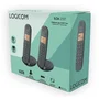 Logicom DECT ILOA 255T DUO Téléphone fixe sans fil avec répondeur, Noir, 5 combinés, autonomie 7h, sonnerie 5 niveaux