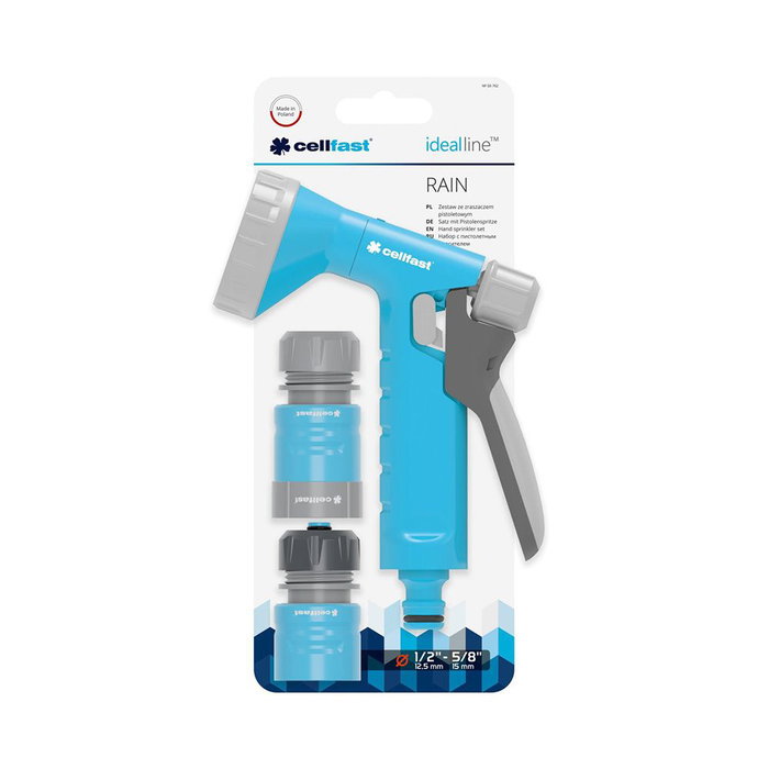 Pistolet d'arrosage Cellfast Rain ideal 1/2" 5/8"