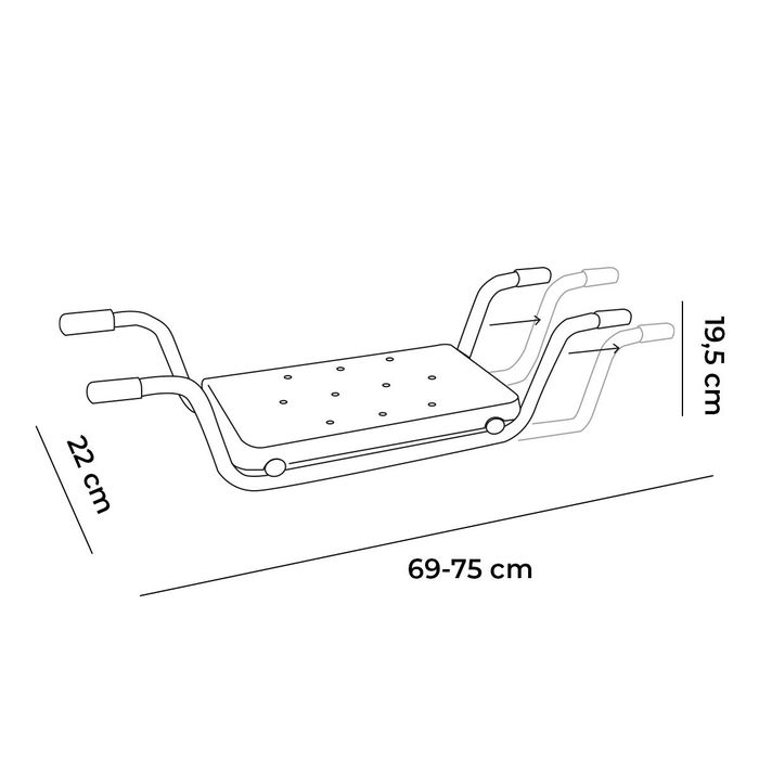 Siège de Baignoire Antidérapant 2 en 1 Seburett InnovaGoods