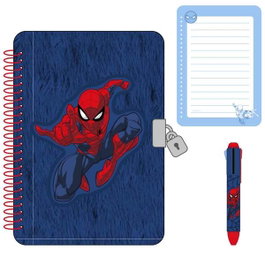 Safta Set de journal avec cadenas Spider-Man