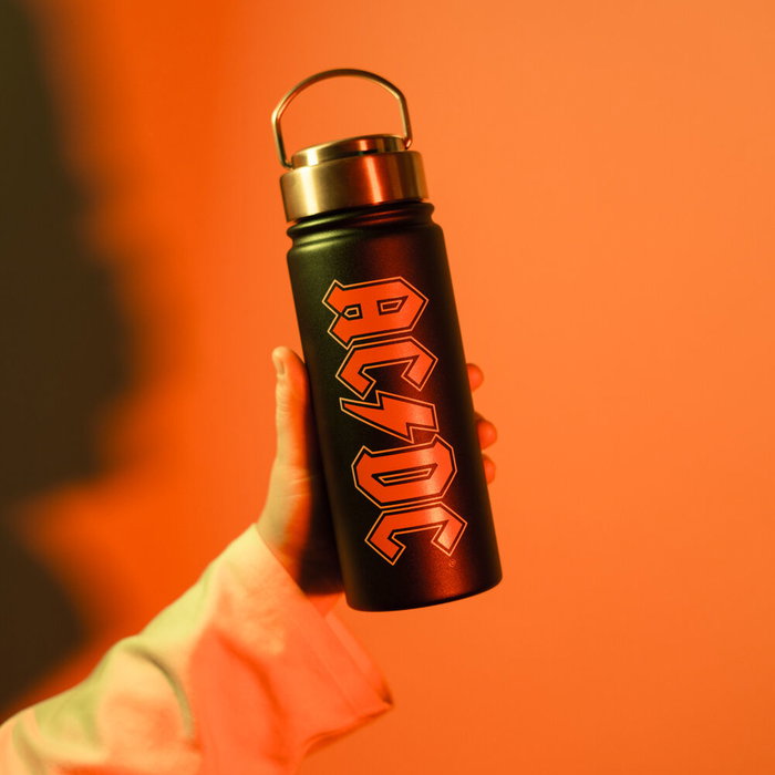 ERIK - Bouteille isotherme en acier inoxydable 500 ml avec bouchon hermétique et poignée - Compacte