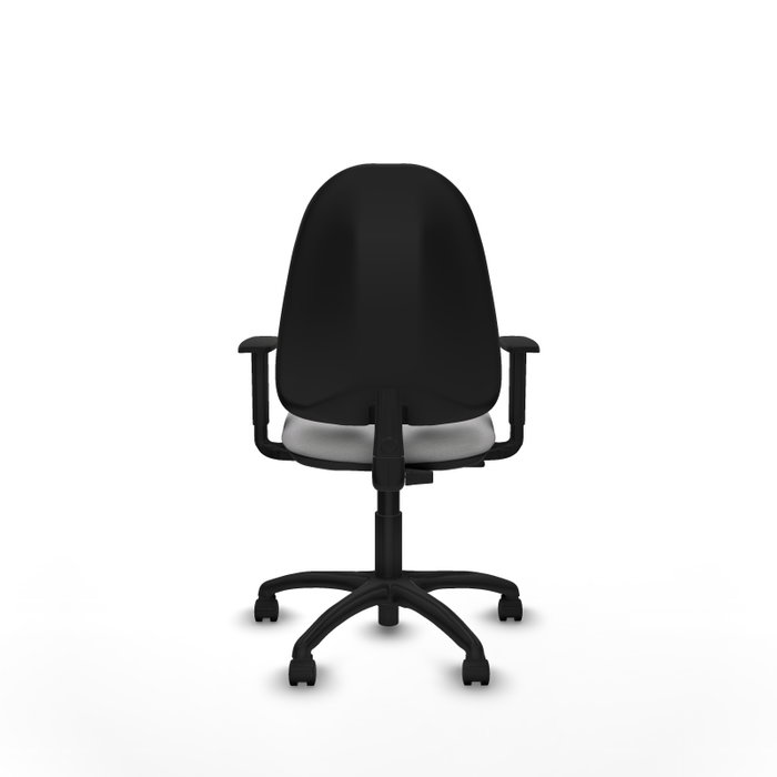 PIQUERAS Y CRESPO Chaise de bureau Algarra, Gris clair, Mécanisme de contact permanent, Accoudoirs 1D