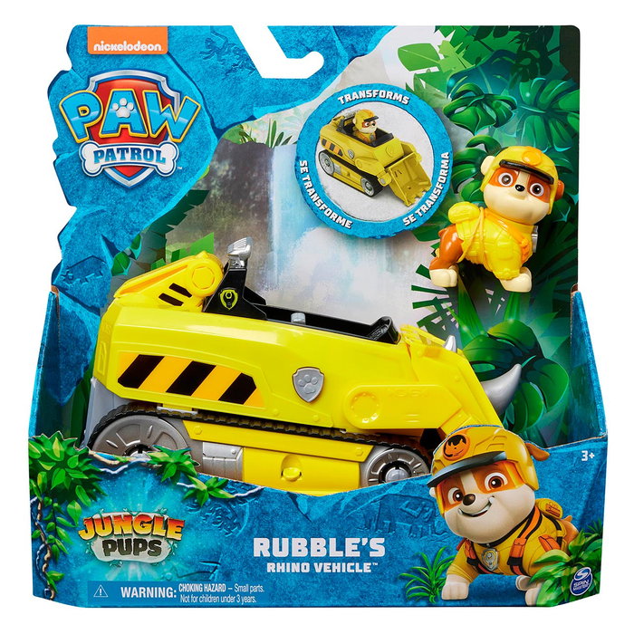 Spin Master PAW Patrol - Véhicule Jungle de Rubble avec pelle mobile, grue et boule de démolition - Figurine articulée (~5 cm) - Jouet dès 3 ans - Réf. 6067761 Spin Master PAW Patrol - Véhicule Jungle de Rubble avec pelle mobile, grue et boule de démolition - Figurine articulée (~5 cm) - Jouet dès 3 ans - Réf. 6067761