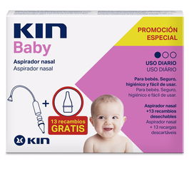Kin Aspirateur nasal KIN BABY + recharge 2 unités