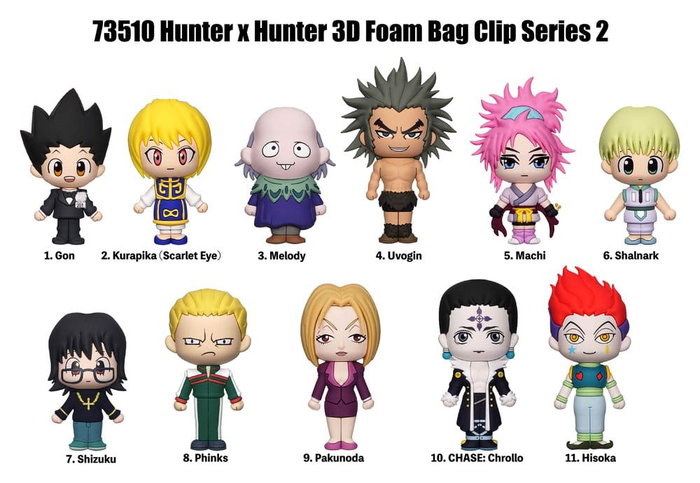 Monogram Int. Hunter × Hunter 3D présentoir porte-clés Series 2 (24)