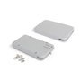 Emuca Mécanisme de porte relevable Miniwinch avec couvercle, 10kg, Acier et Plastique, Gris