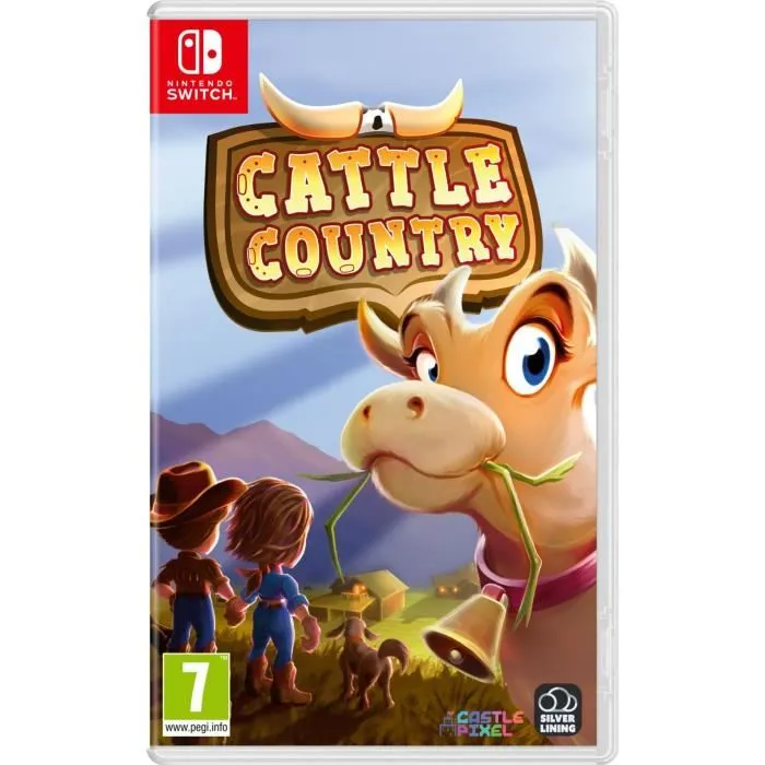 Just For Games - Cattle Country - Jeu de simulation de gestion de ranch pour Nintendo Switch Just For Games - Cattle Country - Jeu de simulation de gestion de ranch pour Nintendo Switch