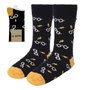 Cerdá T3845 - Chaussettes Harry Potter pour adulte - Taille unique chaussures 35-45 - Référence T3845 - Bleu
