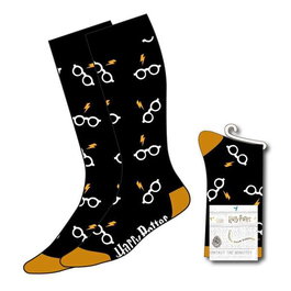 Cerdá T3845 - Chaussettes Harry Potter pour adulte - Taille unique chaussures 35-45 - Référence T3845 - Bleu