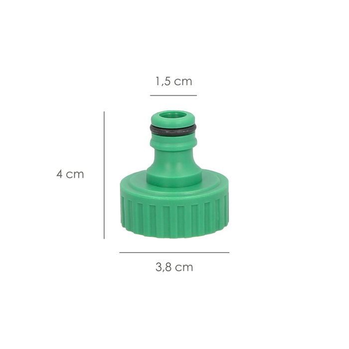 SATURNIA Raccord tuyau plastique 1'' femelle blister SATURNIA Raccord tuyau plastique 1'' femelle blister