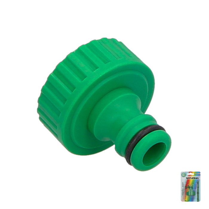 SATURNIA Raccord tuyau plastique 1'' femelle blister SATURNIA Raccord tuyau plastique 1'' femelle blister