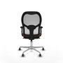 Piqueras y Crespo 2D086G0 Chaise de Bureau Blanc Marron