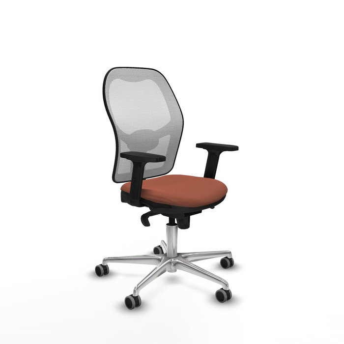 Piqueras y Crespo 2D086G0 Chaise de Bureau Blanc Marron Piqueras y Crespo 2D086G0 Chaise de Bureau Blanc Marron
