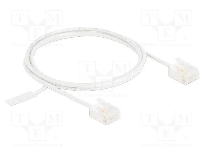 DELOCK Câble Ethernet Patch Cord Cat 6 U/UTP 1m Blanc DELOCK Câble Ethernet Patch Cord Cat 6 U/UTP 1m Blanc