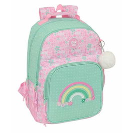 Cartable Glow Lab Amazing Vert Rose 32 x 42 x 15 cm