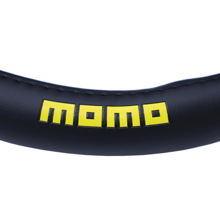 Momo Housse De Volant Momo Profile Black-White M 38-39 cm MOMLSWC0PROBW Polyuréthane Style Sportif