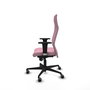 Piqueras Y Crespo Sillón Albacete Rose avec mécanisme Sincro et Bras 1D