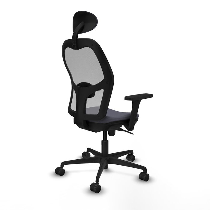 Piqueras y Crespo 3D036N1 Chaise de Bureau avec Appui-tête Gris foncé