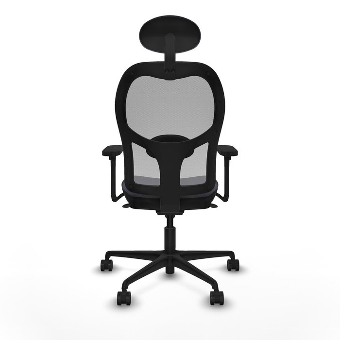 Piqueras y Crespo 3D036N1 Chaise de Bureau avec Appui-tête Gris foncé