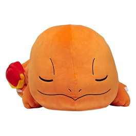 Jazwares Pokémon peluche Salamèche endormi 45 cm
