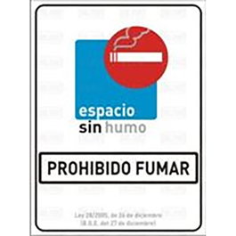 DUVER Panneau d'interdiction de fumer 297 x 210 mm