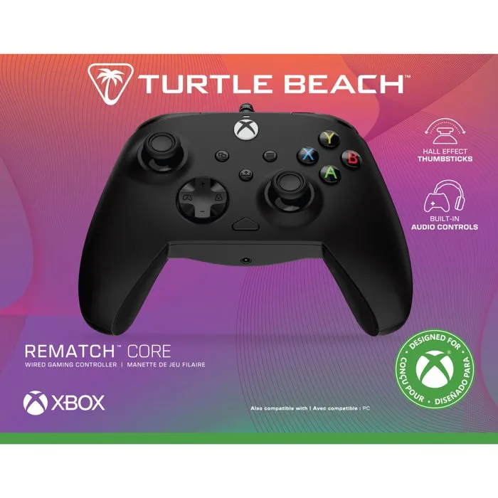 Turtle Beach Rematch Core - Manette filaire noire - Xbox Series X