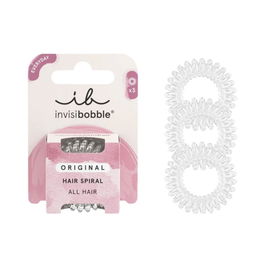 Invisibobble #cristal clair Lot de 3 élastiques spirales pour cheveux