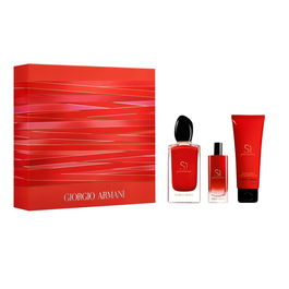 Giorgio Armani Si Passione Coffret Parfum Femme, Eau de Parfum 100 ml + Miniature 15 ml + Lotion pour le Corps 75 ml